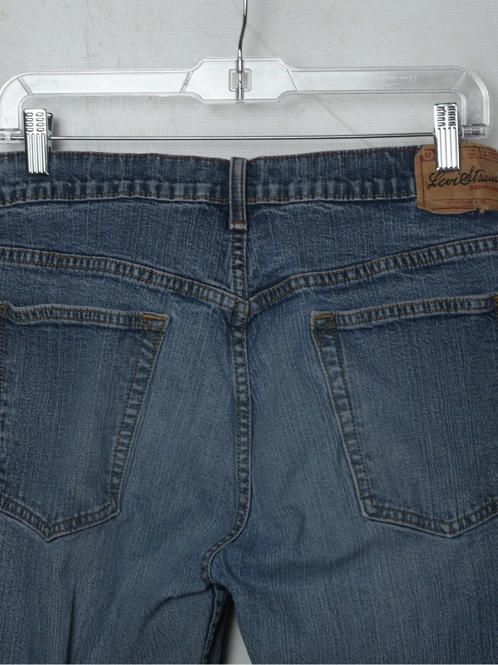 Mid-Wash Blue Women’s Bootcut Jeans - Picture 3 of 5